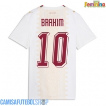Camisa de time de futebol Marrocos Brahim Diaz #10 Replicas 2º Equipamento Feminina Mundo 2026 Manga Curta
